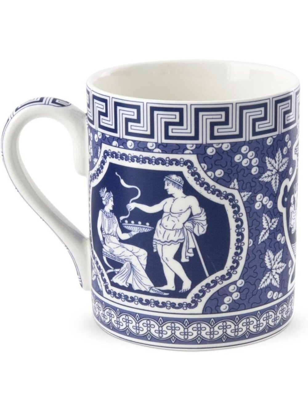 Stylish 16 oz Blue & White Porcelain Mug for Coffee, Tea, Home Decor & Gifts